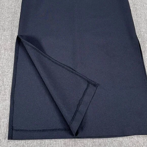 VTG Tracy Evans Maxi Pencil Skirt Women's 9 Black Business Office Side Slit USA - Picture 10 of 15